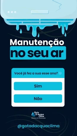 Manutenção do seu ar
